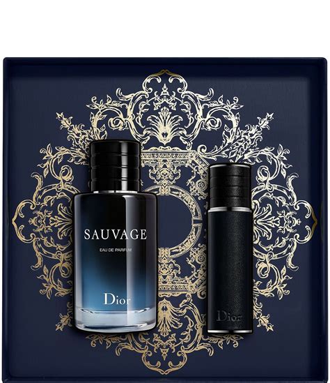 dior 2 piece set men's|Dior sauvage men's gift set.